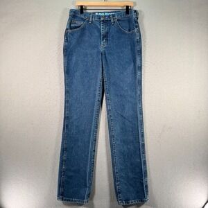 Wrangler Cool Vantage Jeans Men 33x34 Blue 36 Slim Fit Medium Wash Denim Comfort